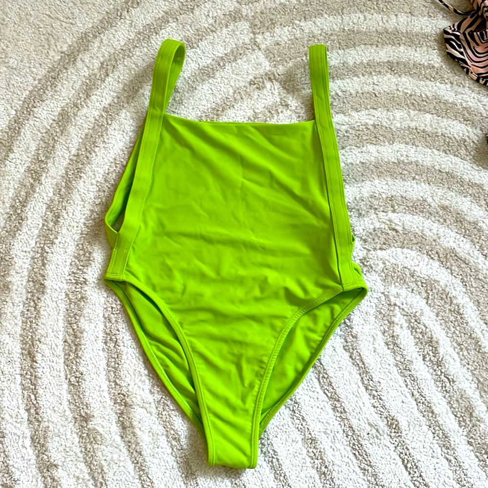 Bamba Swimwear COZI one piece – lime green